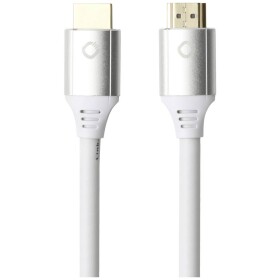 Oehlbach HDMI prepojovací kábel Zástrčka HDMI-A, Zástrčka HDMI-A 5.00 m biela D1C92497 8K UHD, pozlátené kontakty HDMI kábel; D1C92497