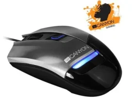 Canyon CNS-SGM4G / herná myš / optická 800/1200/1600 dpi / 125Hz / 4000 fps / USB / šedá (CNS-SGM4G)