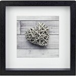 Hama 59773 vymeniteľný fotorámček Formát papiera: 15 x 15 cm čierna; 59773