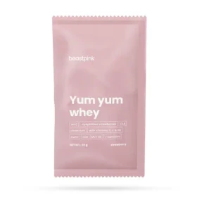 Yum Yum Whey - BeastPink (strawberry splash, 30 g) (62848-3-30g-strawberrysplash)