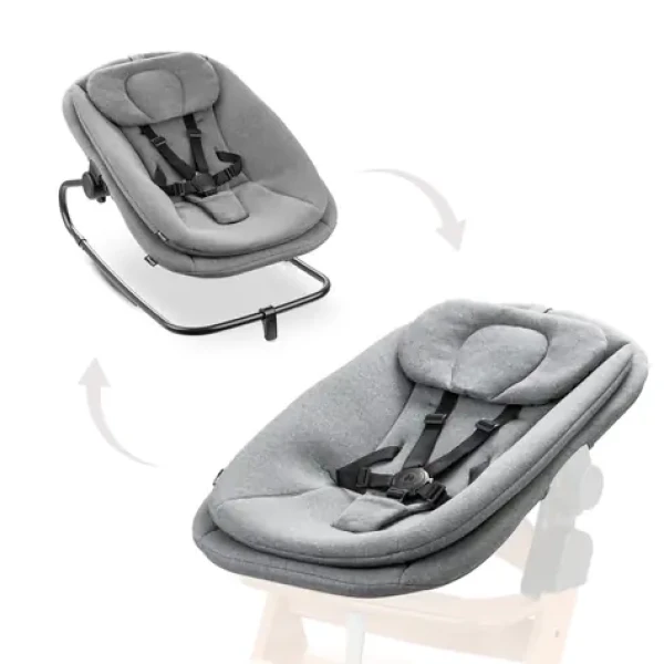 Hauck Kresielko Bouncer 3v1 na stoličku Alpha+/Beta+, Dark Grey Melange (HK664292)