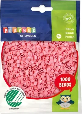 PLAYBOX Zažehľovacie korálky ružové