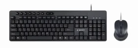 Gembird KBS-UM-04 čierna / drôtová klávesnica + optická myš / US layout / USB-A / 1600 DPI (KBS-UM-04)