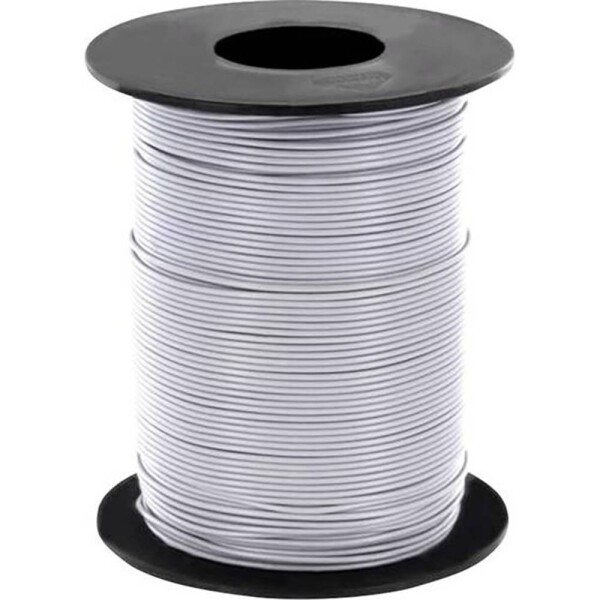 BELI-BECO L125GR25 opletenie / lanko, 1 x 0.25 mm², sivá, 25 m; L125GR25