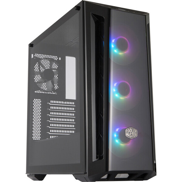 Cooler Master MasterBox MB520 ARGB čierna / ATX / 2x USB 3.0 / 3x 120mm ARGB / bez zdroja / priehľadná bočnica (MCB-B520-KGNN-RGA)