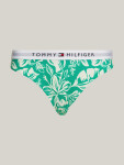 Dámske plavky UW0UW05366 0IE Green with Pattern Tommy Hilfiger