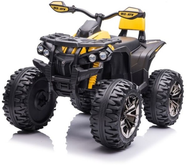 Mamido Detská elektrická štvorkolka ATV Power 4x4 žltá