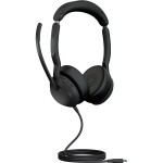 JABRA Evolve2 50 čierna / Slúchadlá / mikrofón / ANC / USB-C / Bluetooth / MS Stereo (25089-999-899)