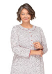 Košeľa Martel Basia III 264 long/r M-3XL kaštanové XXL
