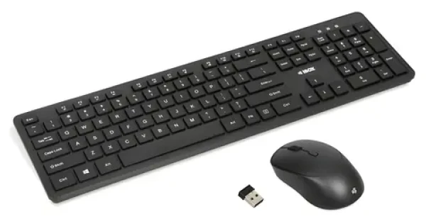 Ibox Workstation Pro Kit čierna / Bezdrôtová klávesnica a myš / 2,4 GHz / 800-1600 DPI / US layout (IKM5010W)