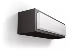 Philips Stratosphere 4,5W antracit / Vonkajšie nástenné svietidlo / LED / 500lm / 4000K / IP44 (SKL000246171)