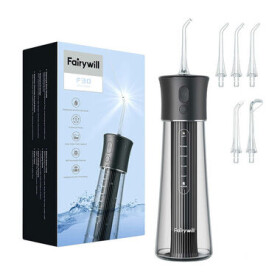 FairyWill F30 čierna / Ústna sprcha / 300 ml / 5 režimov / 6 trysiek (F30 Black)