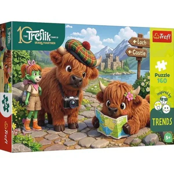 Trefl Puzzle Očarujúca krava