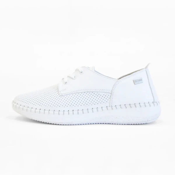 Looke BONNIE L0458-03 Dámske poltopánky biele 38