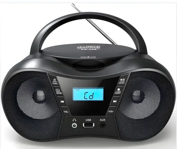 LILA2 čierna / Rádiomagnetofón / CD / USB / Bluetooth
