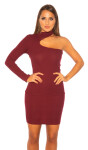 Sexy Koucla One-Shoulder Bodycon Dress CAPPUCCINO Einheitsgroesse