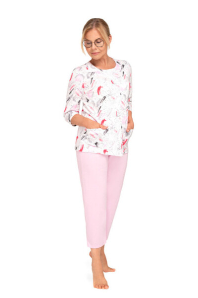 201 DÁMSKE PYŽAMO MARIA Růžová M