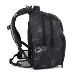 Školský set Bagmaster ZIPSTER 25 A Set Black with white flowers