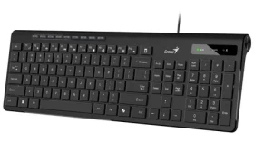 Genius Slimstar 230 II čierna / Drôtová / Copilot / USB / CZ+SK layout (31310048407)