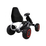 Mamido Detská šliapací motokára Monster Strong čierna