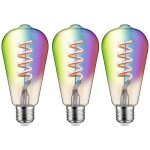 29164 Paulmann Home LED žiarovka E27 En.trieda 2021: G (A - G) 6.3 W RGBW zlatá; 29164