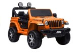 Mamido Elektrické autíčko Jeep Wrangler Rubicon 4x4 oranžové