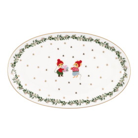 GREEN GATE Servírovací tanier Joanni White 24 cm