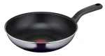 TEFAL Resist D52619 čierna / Panvica wok / 28 cm / hliník (D52619)