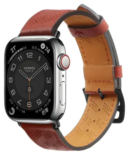 Hurtel Kožený remienok pre Apple Watch 38/40/41 mm červená / Remienok / Koža