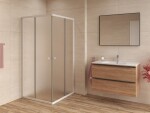 Sprchovací kút štvorec 90x90 cm SAT Project SIKOMUQ90CH0 SIKOMUQ90CH0