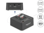 DeLock Dokovacia stanica M.2 pre 2x NVMe SSD / Dokovacia stanica / USB 20 Gbps / Klonovanie a mazanie (64300)