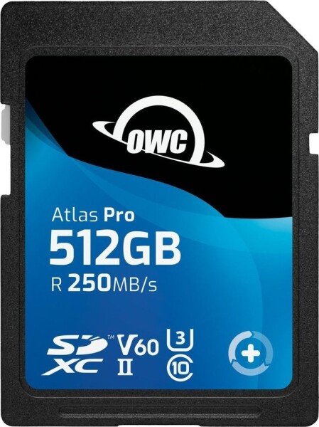 OWC 512GB Atlas Pro SDXC UHS-II V60 Media Card