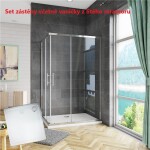 H K - Sprchovací kút štvorcový, SIMPLE BASIC 70x70x185 cm L/P variant, rohový vstup vrátane sprchovej vaničky z liateho mramoru SE-SIMPLE7070-185/THOR-70SQ