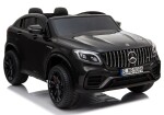 Mamido Detské elektrické autíčko Mercedes GLC 63S 4x4 dvojmiestne čierne