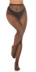 Sexy Fishnet Tights with pattern black Einheitsgroesse