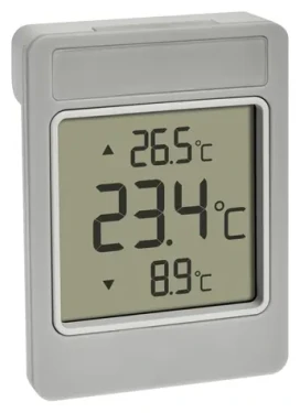 TFA 30.1067.15 WINDOO / Vonkajší digitálny teplomer / -25 až +70 °C / montáž bez vŕtania / napájanie AAA (30.1067.15)