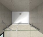 H K - Sprchové dvere Tifany B5 80 jednokrídlové s pevnou stenou 79-82 x 200, varianta ľavá SE-TIFANYB580SET-13