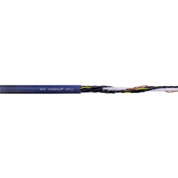 Igus CF9.10.04 vedenie ťažnej reťaze Chainflex CF 4 G 1 mm² modrá metrový tovar; CF9.10.04