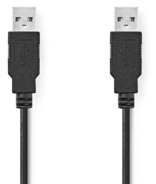 Emos USB 2.0 AA / USB kábel / 3 m / čierna (CCGL60000BK30)