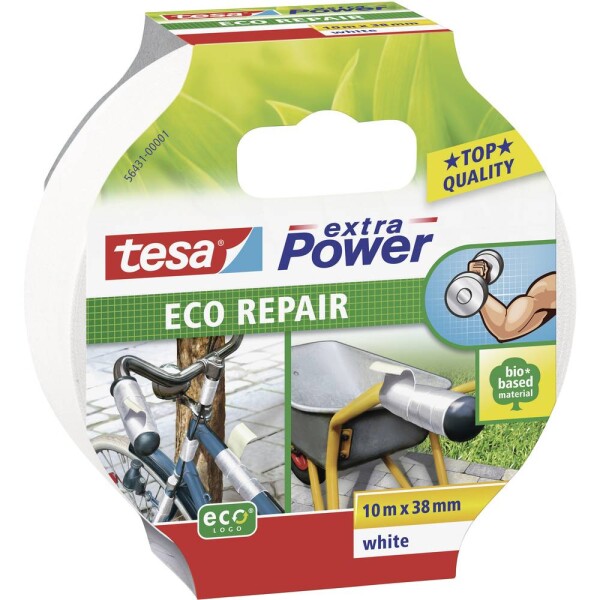 Tesa ECO REPAIR 56431-00001-00 páska so skleným vláknom tesa® Extra Power biela (d x š) 10 m x 38 mm 1 ks; 56431-00001-00