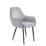 Mark Adler Prince 6.0 velúrová šedá / Jedálenská stolička / nosnosť 130 kg (MA-PRINCE 6.0 GREY)