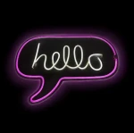 2Kids Toys LED NEON LIGHT lampička hello (2D98123)