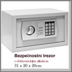 DEU Trezor bezpečnostný ESF06 šedá V20 x S31 x H20cm