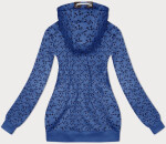 Svetlomodrá mikina s kapucňou s lastovičkami (2309) odstíny modré XXL (44)