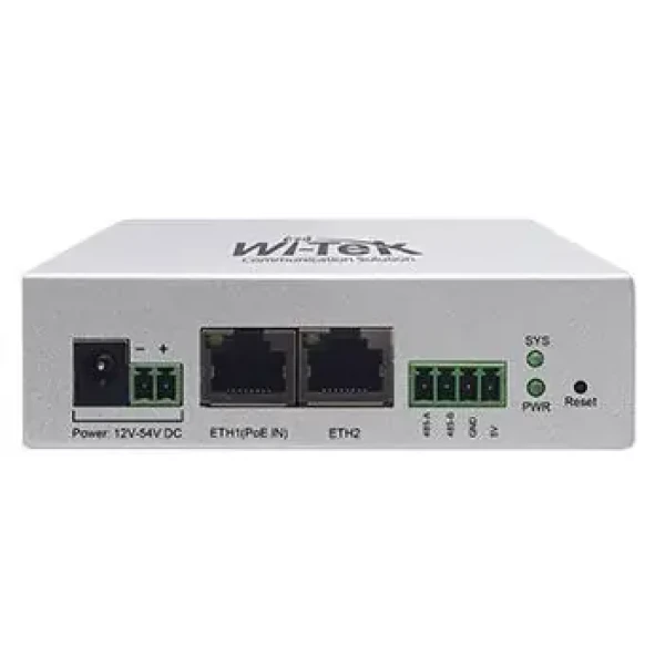 Wi-Tek WI-IOT100 Cloudový kontrolér pre solárne napájané PoE switche / 1x PoE in / 1x RJ45 / 1x RS-485 (WI-IOT100)