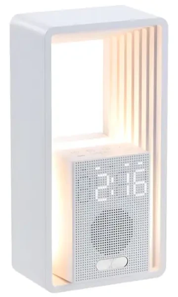 Immax CALM biela / LED budík / relaxačné zvuky / 18W / USB / 3000K (09113L)