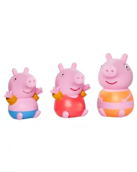Toomies - Prasiatko Peppa Pig, mamička a Tom - striekajúce hračky do vody
