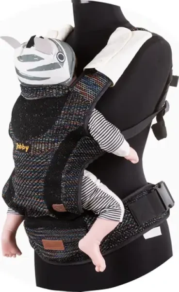 CHIPOLINO Detské nosítko Bobby Fly Multicolor Black (KENBYF0236MB)