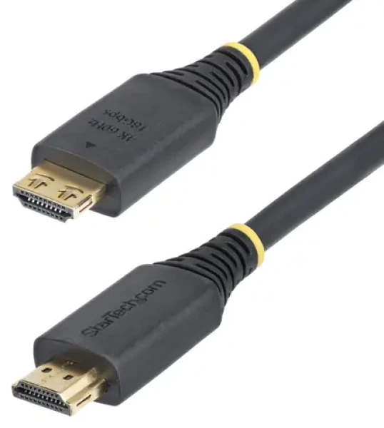 StarTech čierna / HDMI kábel / 5 m / 4K 60Hz / HDR10 / úchytové konektory (HDMI2-CABLE-GRIP-5M)