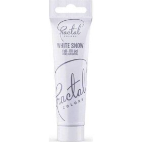 Dekoratívna gélová farba Fractal - White Snow (50 g) - dortis - dortis
